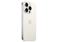 Apple iPhone 15 Pro , 15,5 cm (6.1), 2556 x 1179 pixel, 256 GB, 48 MP, iOS 17, Titanium, Hvid